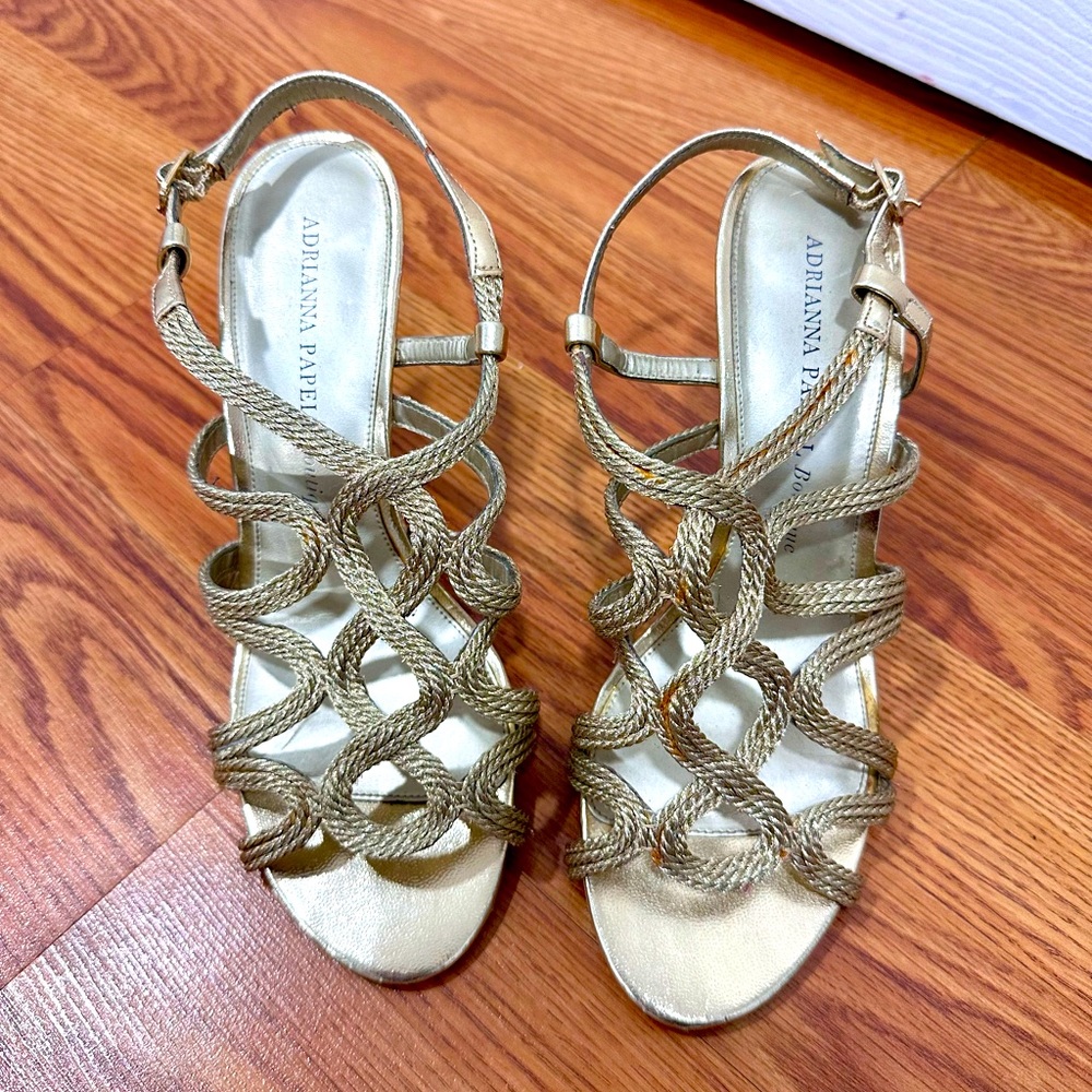 Gold sandal